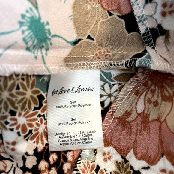 For Love & Lemons Polly Floral Maxi Dress - Picture 9 of 10